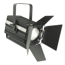 Spotlight Fresnel LED 250W, WW, zoom 12°-54°, 3200K, DMX control 
